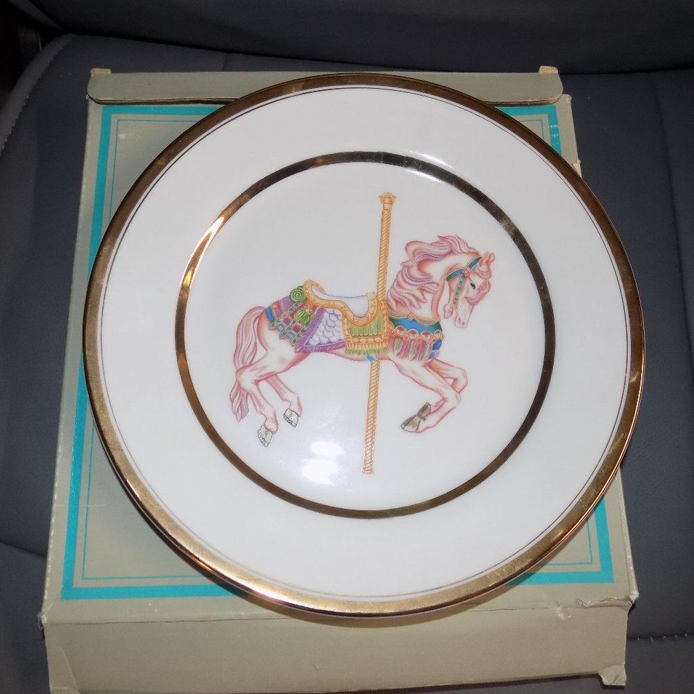 WILLITTS 1987 CAROUSEL MEMORIES LIMITED EDITION COLLECTORS SERIES PLATE # 787